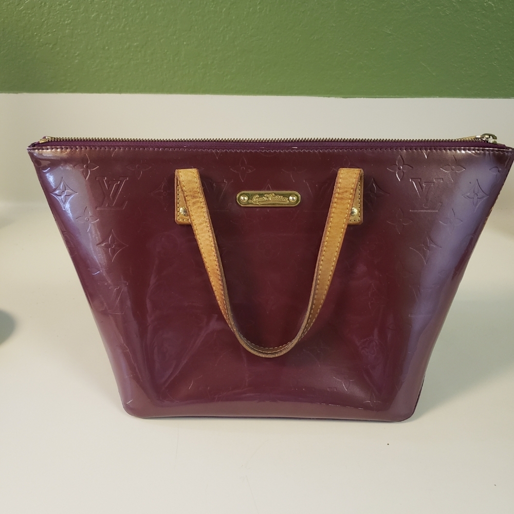 Louis Vuitton Purple Tote Bag
